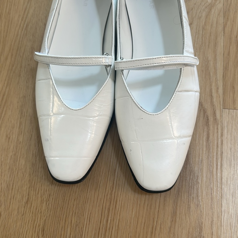 BY FAR Molly ballet Leather Flat white size - 39 - Picture 6 of 6